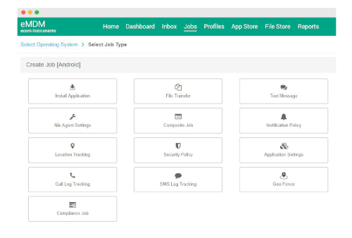 mobile application management