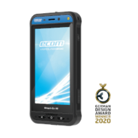 Developed completely in-house, Smart-Ex® 02 has a 5-inch Gorilla® Glass display.