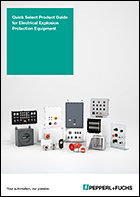 Quick Selection Guide Electrical Explosion Protection Equipment